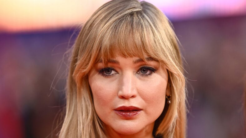Jennifer Lawrence attends the "Die My Love" Headline Gala at the 69th BFI London Film Festival at The Royal Festival Hall on October 17, 2025 in London, England.