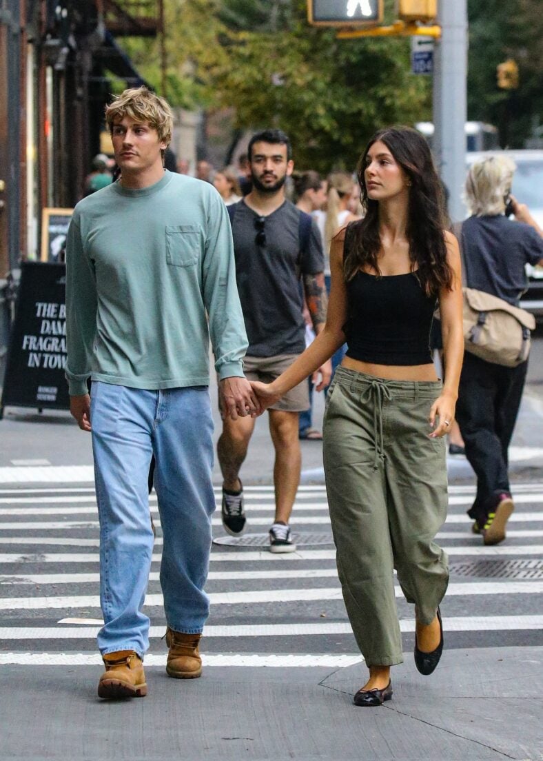 Camila Morrone early dinner date with boyfriend Cole Bennett