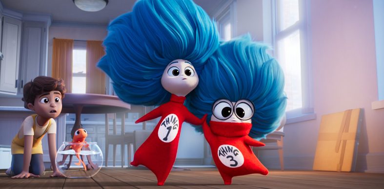 Still from the new animated The Cat in the Hat movie