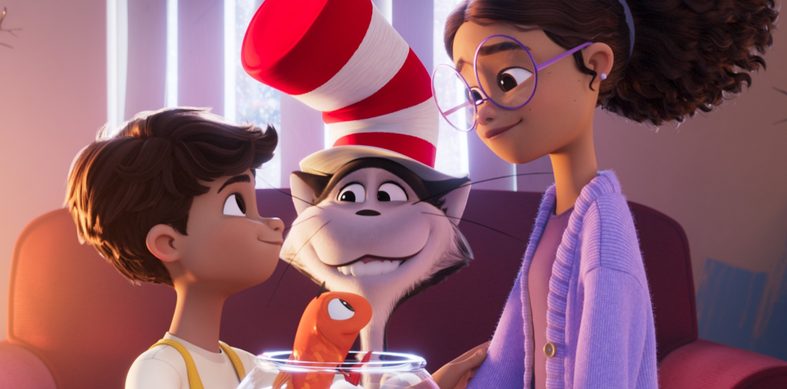 Still from the new animated The Cat in the Hat movie
