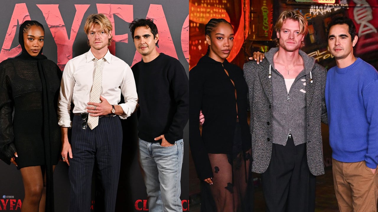 Tom Rhys Harries & Naomie Ackie Joined by Co-Star Max Minghella as They Promote ‘Clayface’ in London