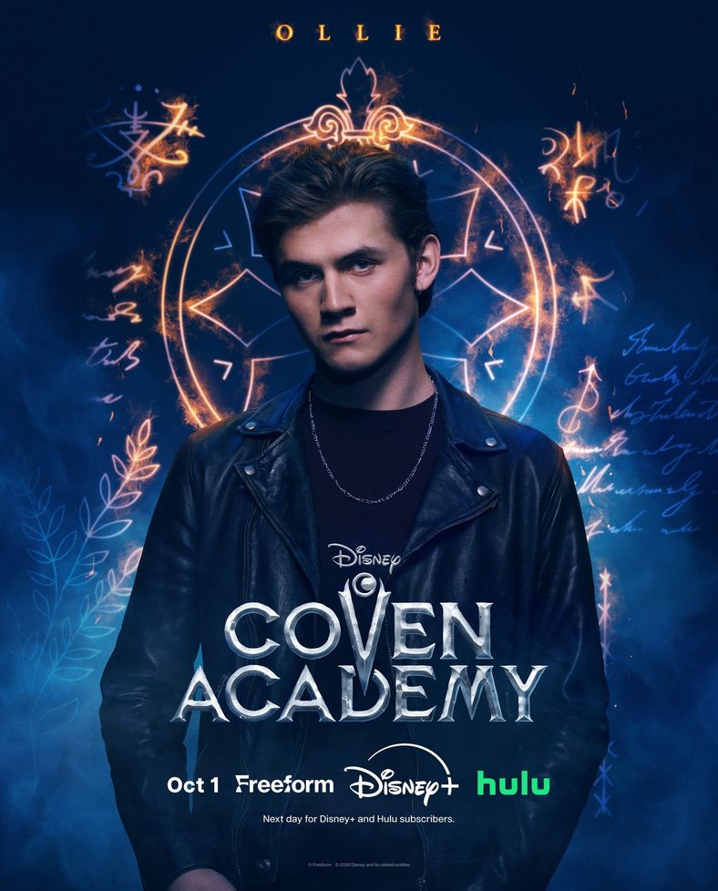 Character poster for Louis Thresher as Ollie in Coven Academy
