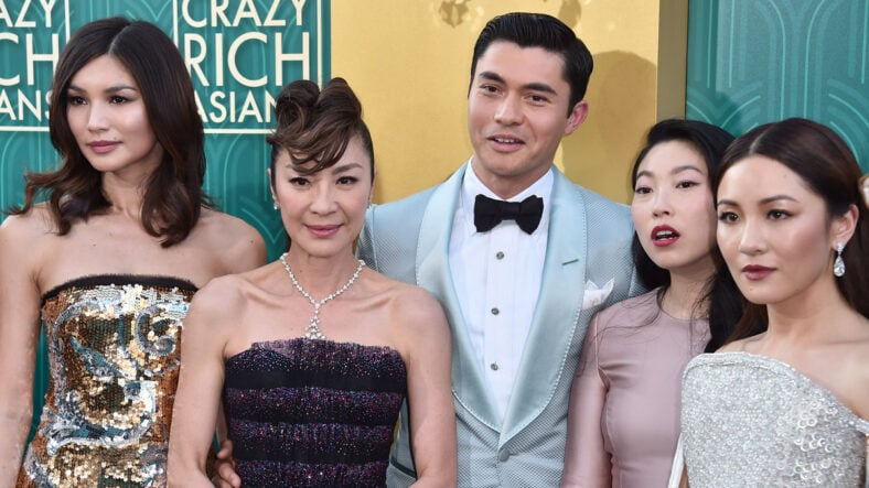 Crazy Rich Asians cast at premiere