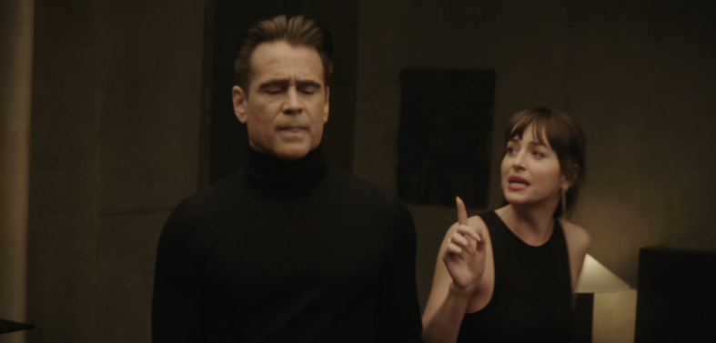Dakota Johnson and Colin Farrell in Patient Zero video 