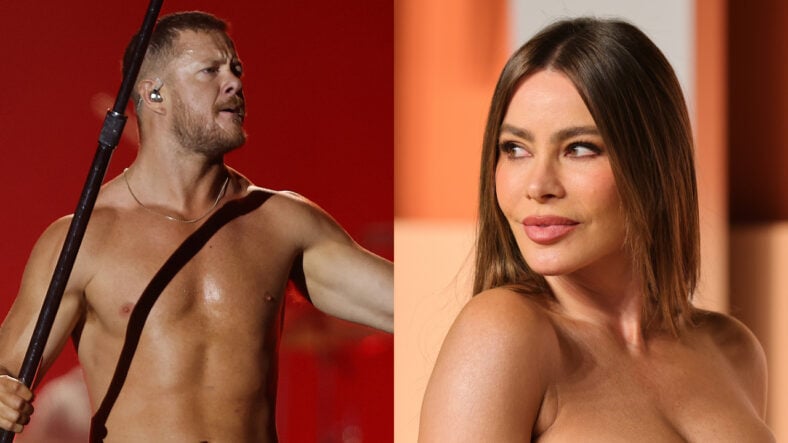 Dan Reynolds and Sofia Vergara composite photo