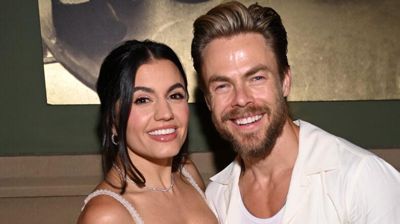 Derek Hough and Hayley Erbert attend THE SYMPHONY OF DANCE World Premiere After Party