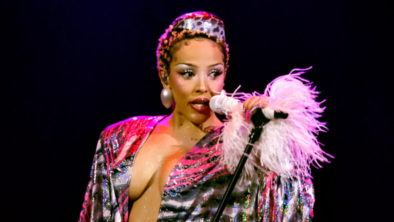 Doja Cat performing