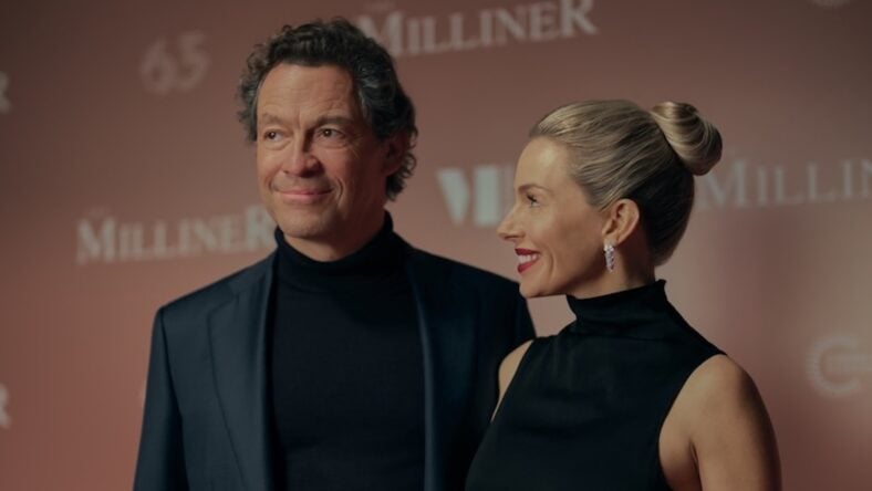 Dominic West and Sienna Miller in War