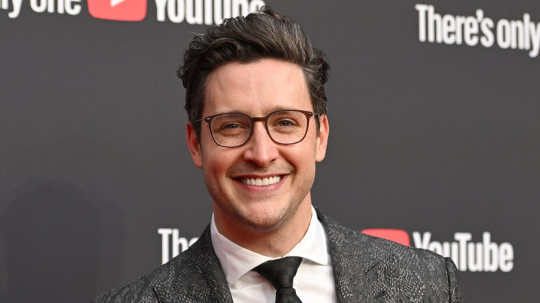 Dr. Mike at a YouTube event in a stock image