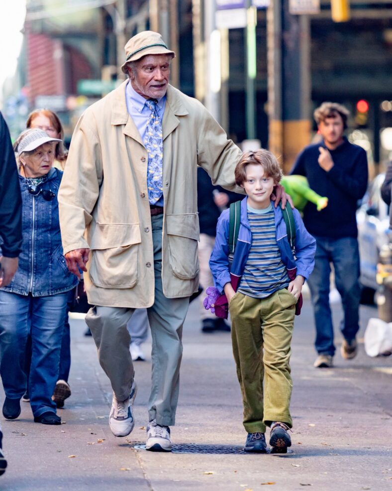 Dwyane Johnson is unrecognizable on the set of Lizard Music in New York City