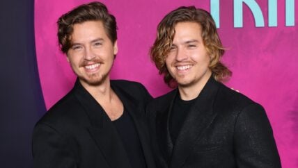 Cole Sprouse and Dylan Sprouse attend the Los Angeles special screening of Focus Features' "Lisa Frankenstein" at Hollywood Athletic Club on February 05, 2024 in Hollywood, California