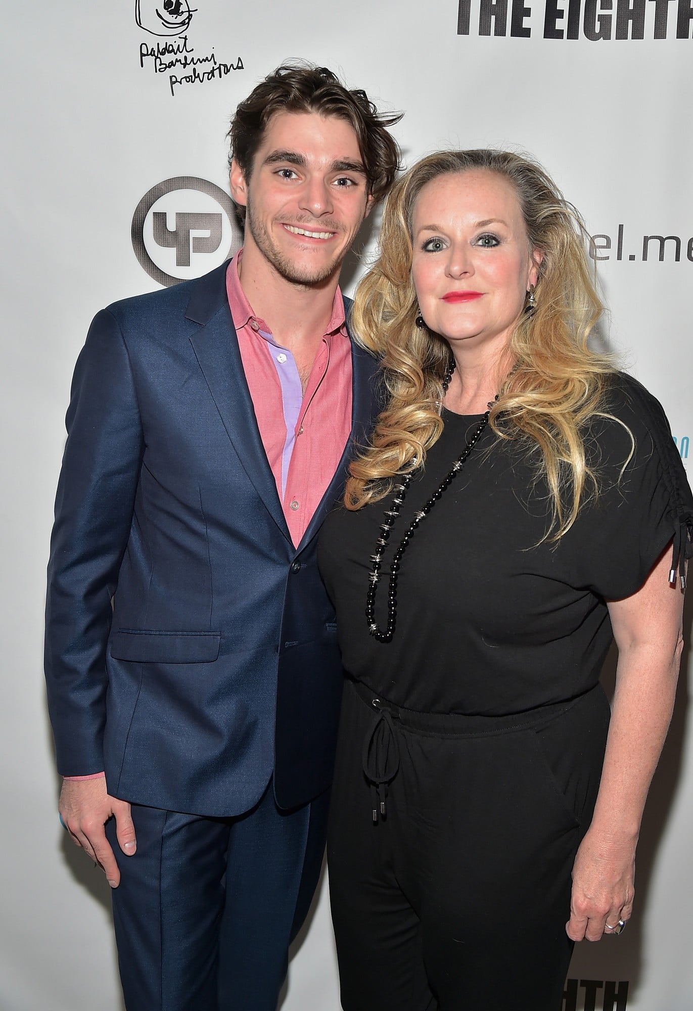RJ Mitte with his mom Dyna Mitte