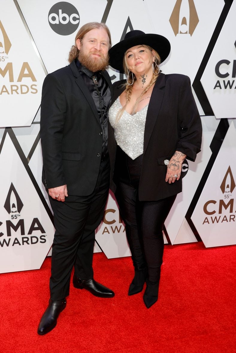 Elle King and Dan Tooker attend 2021 CMA Awards