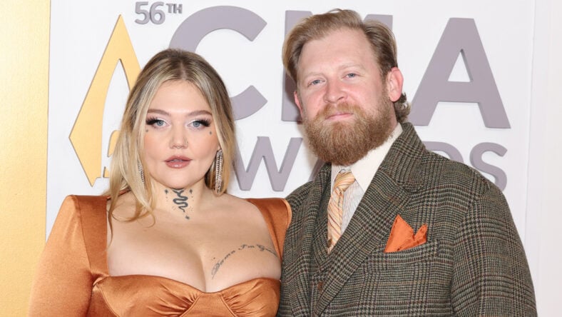 Elle King and Dan Tooker attend 2022 CMA Awards