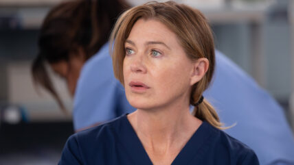 Still of Ellen Pompeo in Grey's Anatomy season 23 premeire