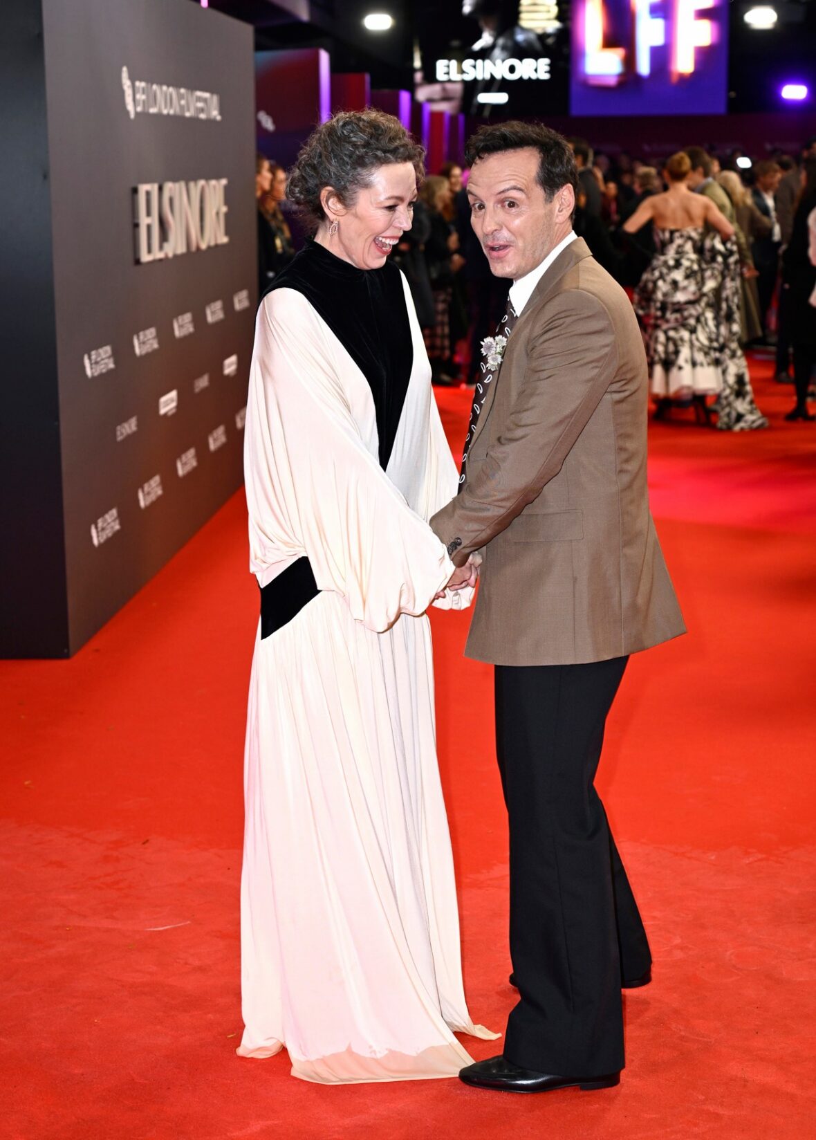 Celebs at the Elsinore premiere in London