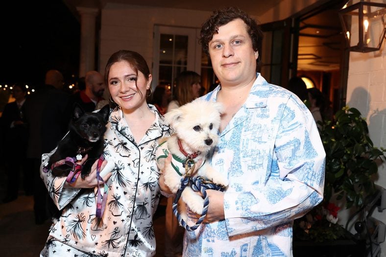 Emma Kenney and Conrad Hilton attend The Art Of Elysium Lee Daniels' HEAVEN 2025 - After Party