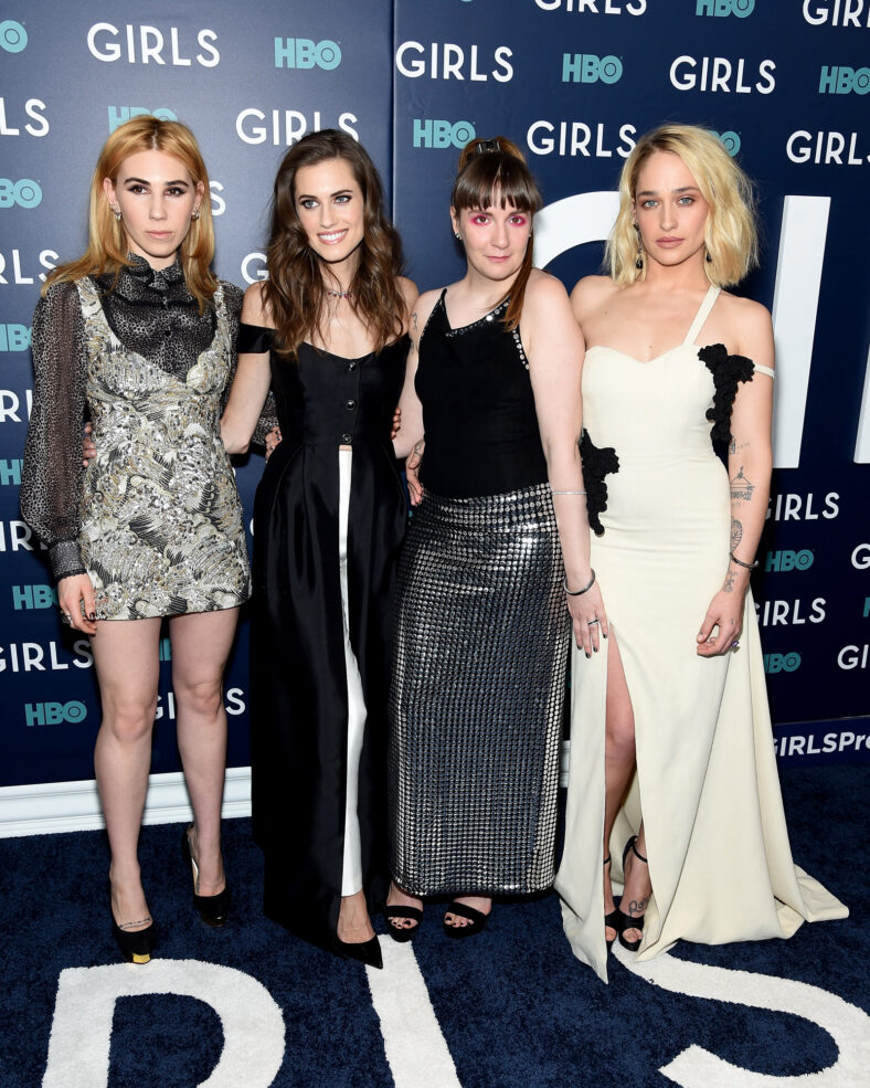Girls cast at season six premiere