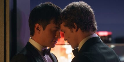 Heated Rivalry still from season one
