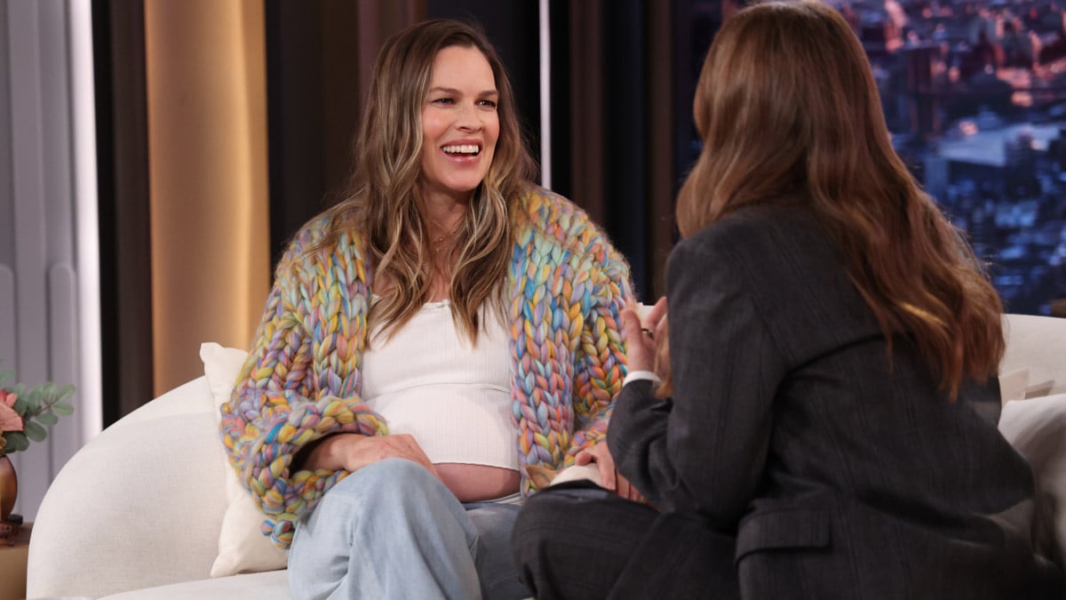 Pregnant Hilary Swank Responds to Backlash for Women Having Babies in Their 40s & 50s