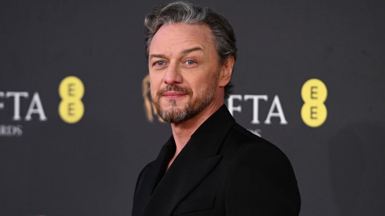 James McAvoy at BAFTAs.