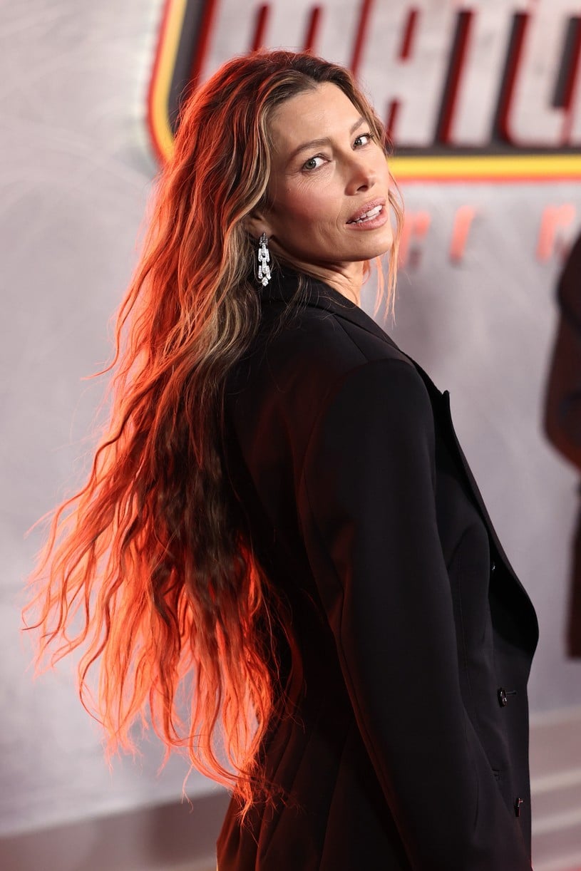 Jessica Biel attends the Matchbox the Movie premiere.