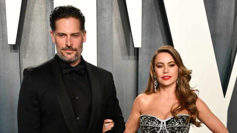 Joe Manganiello and Sofía Vergara attend the 2020 Vanity Fair Oscar Party hosted by Radhika Jones at Wallis Annenberg Center for the Performing Arts on February 09, 2020 in Beverly Hills, California