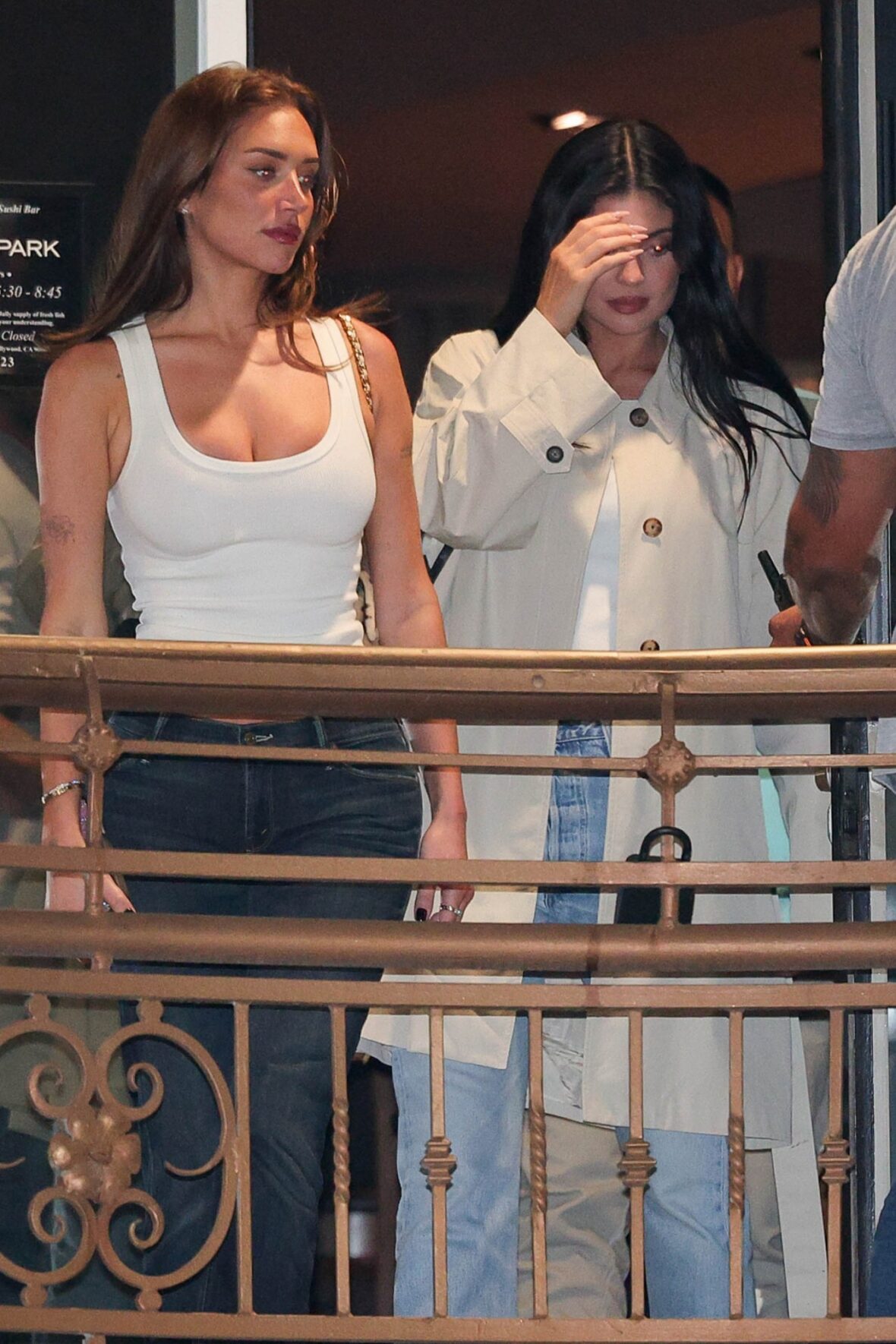 Kylie Jenner and Stassie Karanikolaou at Sushi Park