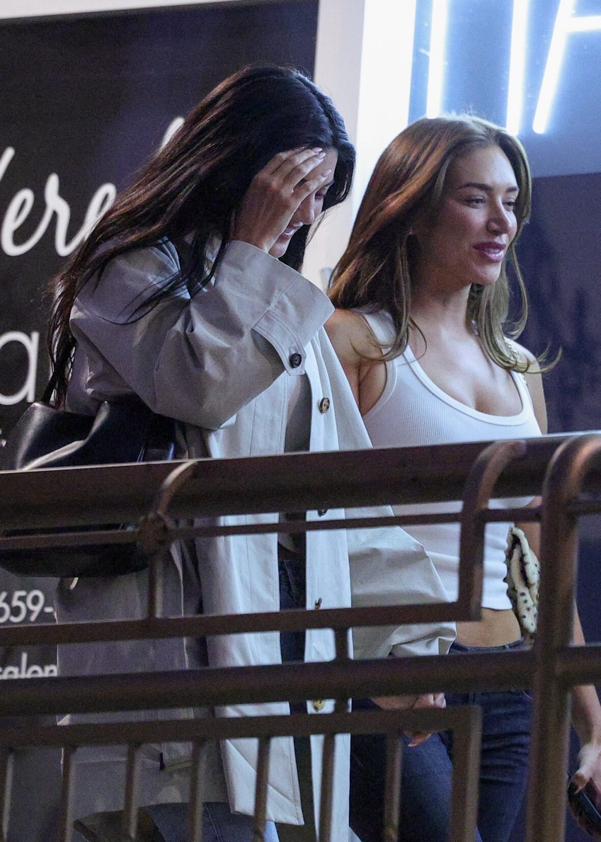 Kylie Jenner and Stassie Karanikolaou at Sushi Park