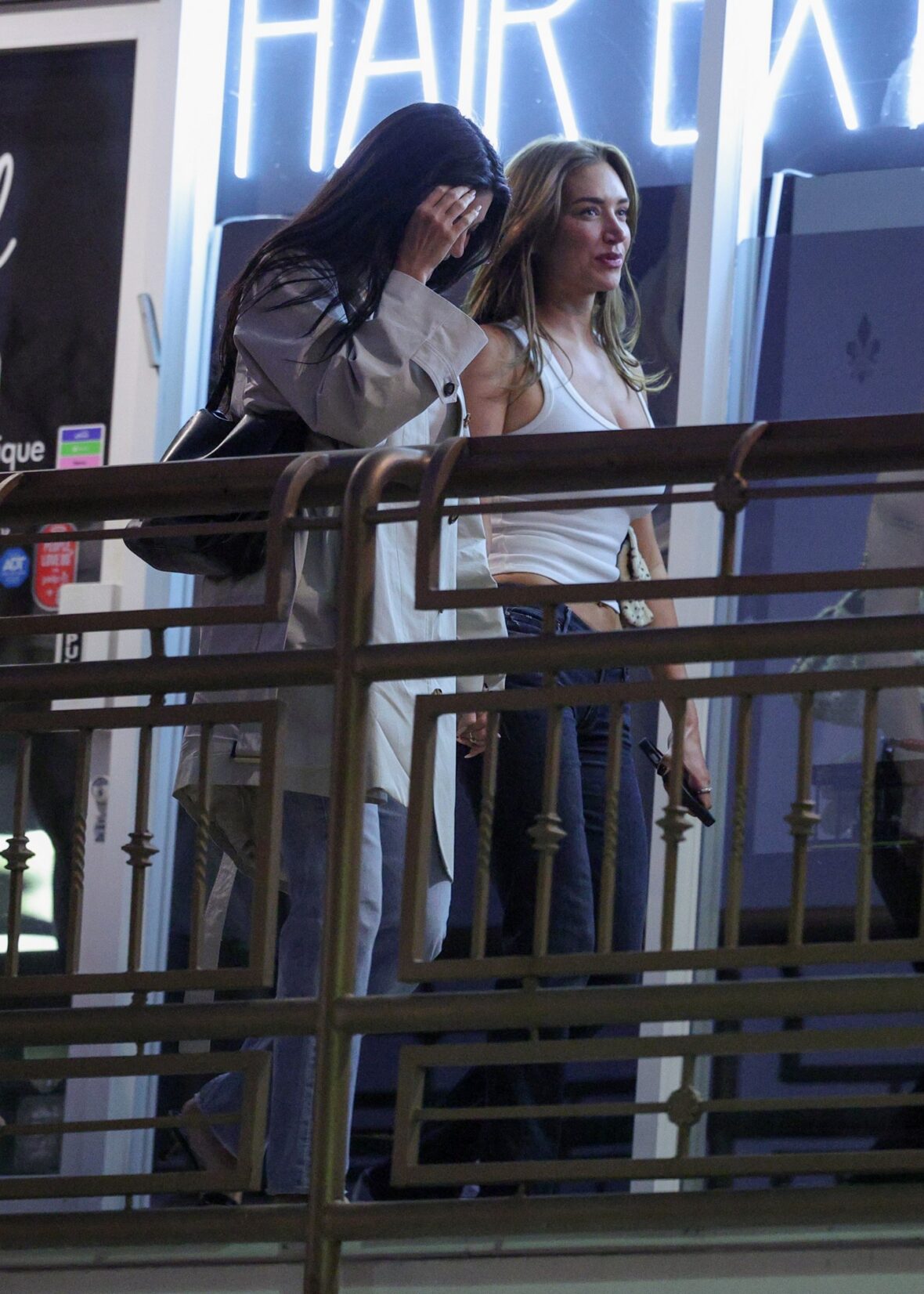 Kylie Jenner and Stassie Karanikolaou at Sushi Park