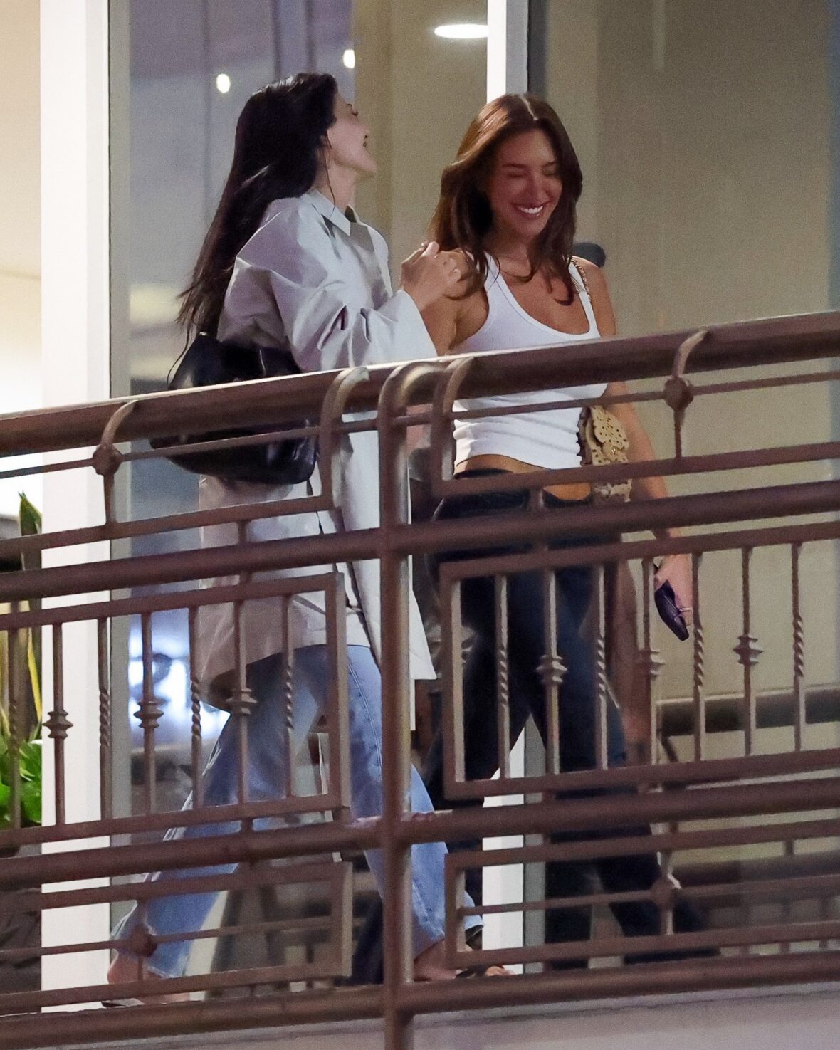 Kylie Jenner and Stassie Karanikolaou at Sushi Park