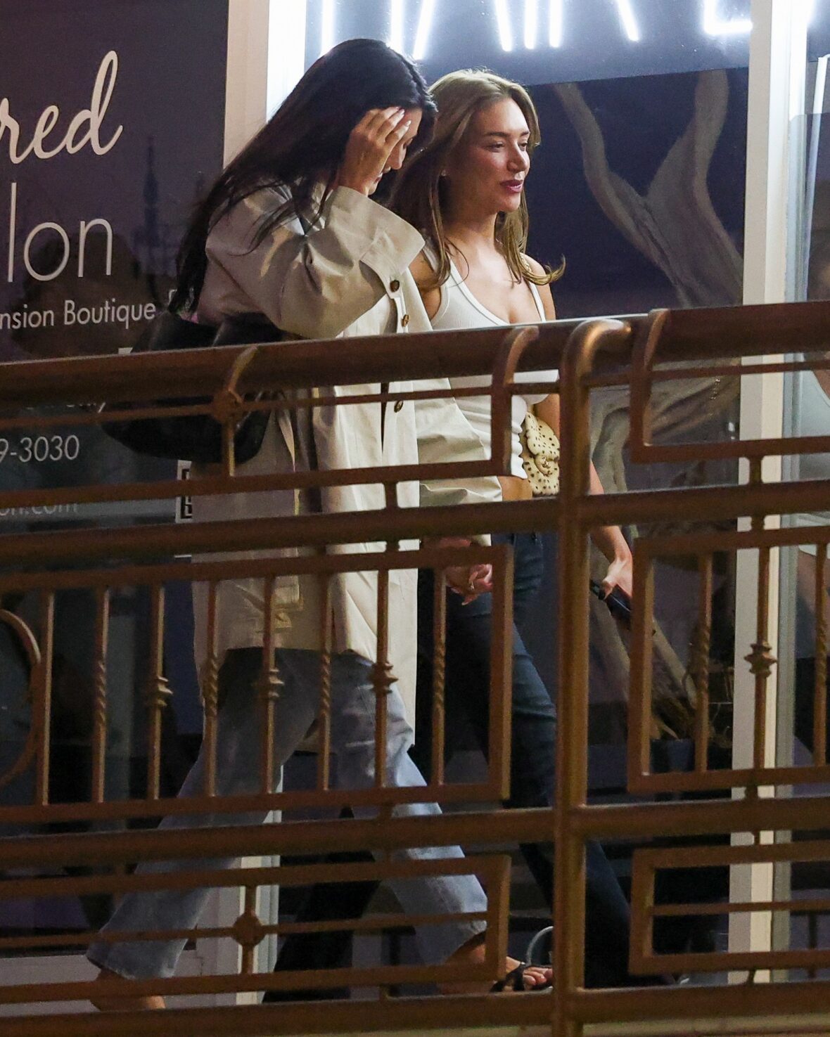 Kylie Jenner and Stassie Karanikolaou at Sushi Park