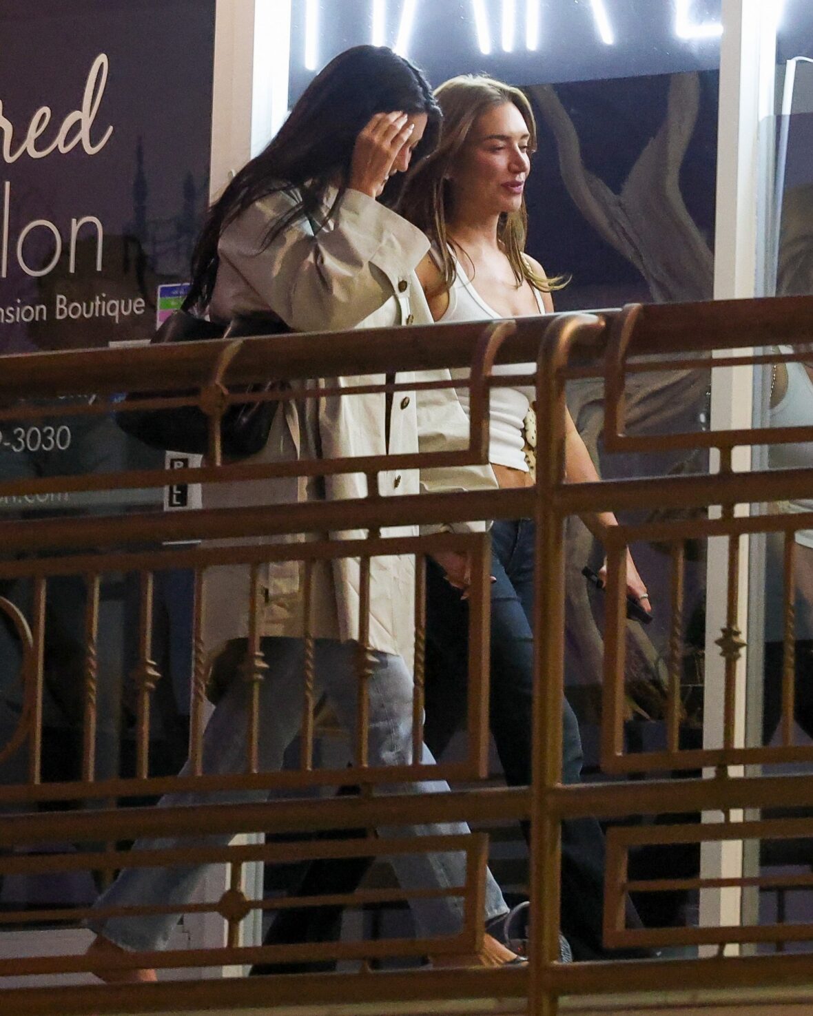 Kylie Jenner and Stassie Karanikolaou at Sushi Park