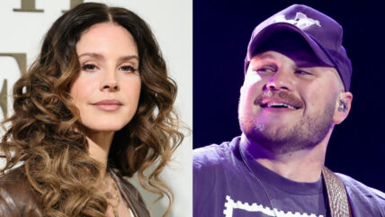 Lana Del Rey and Zach Bryan composite photo