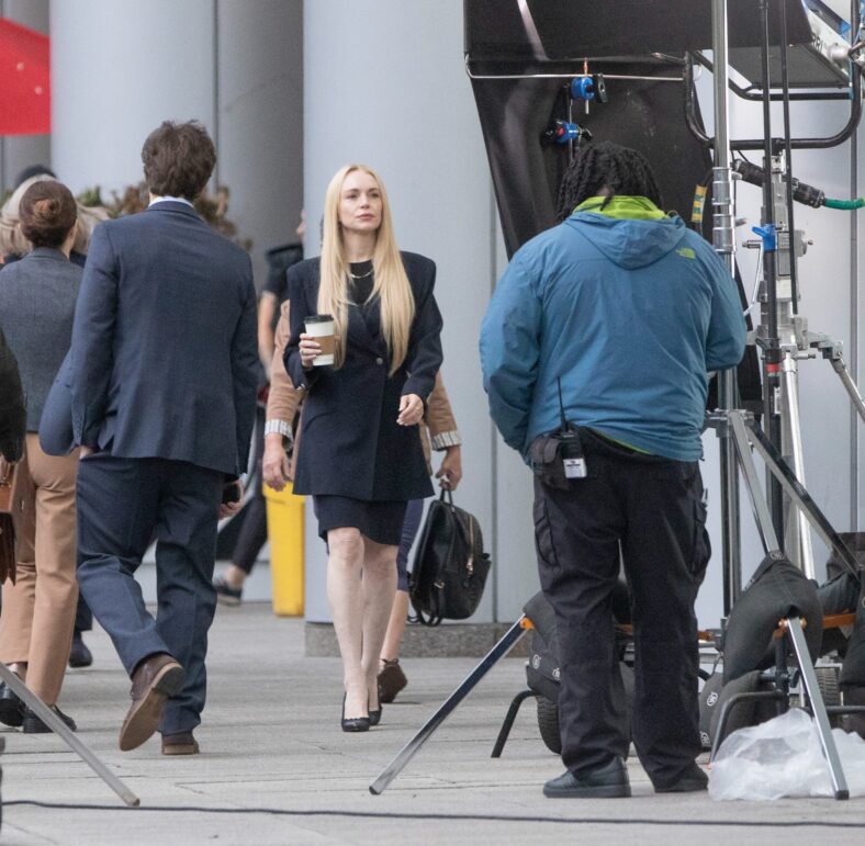 Lindsay Lohan films Return to You in Toronto