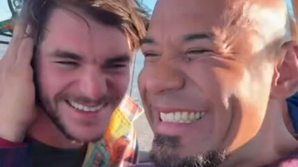Luis Moncada and RJ Mitte in a selfie together