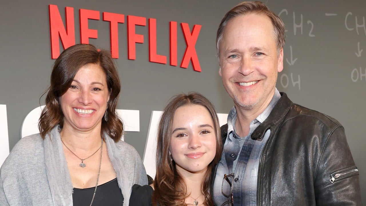 Chad Lowe with wife Kim Painter and daughter Mabel