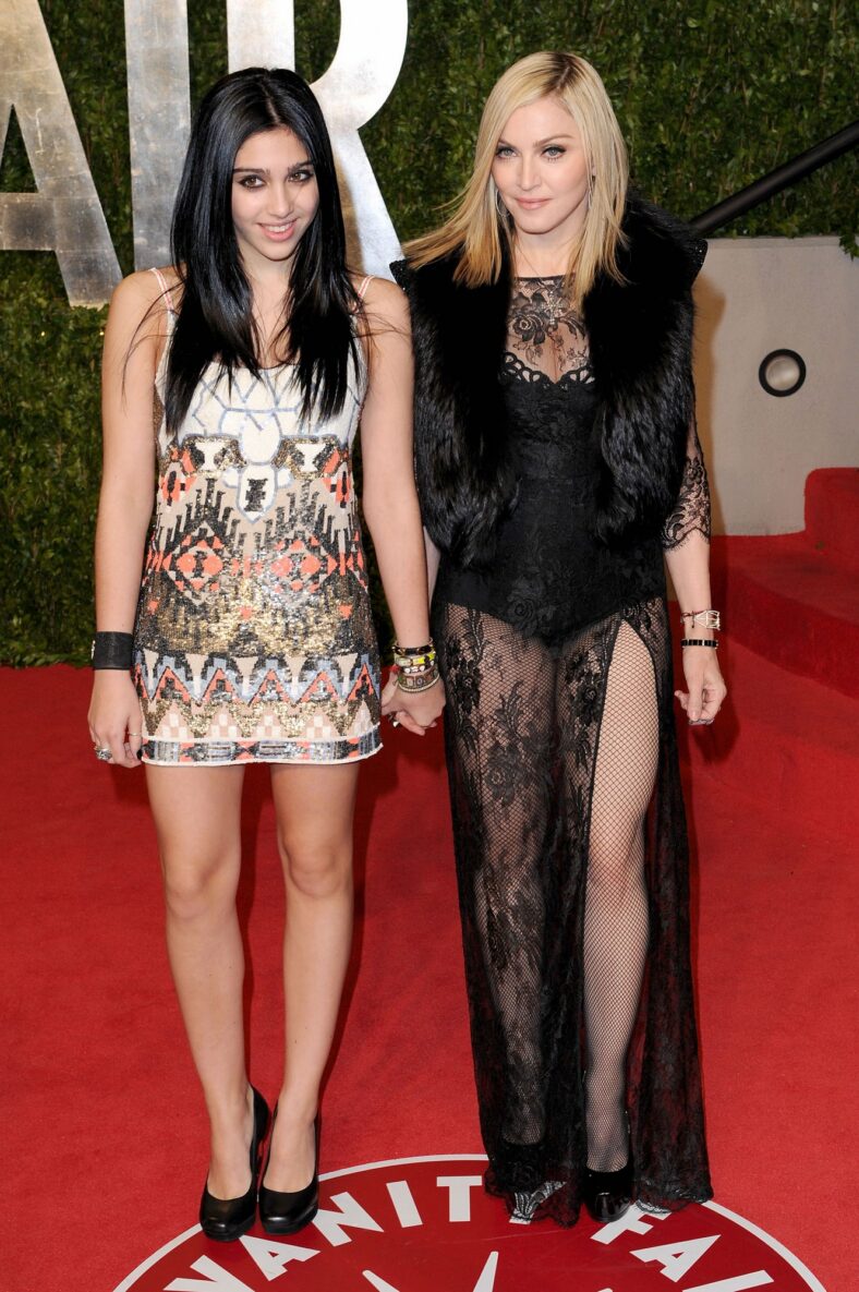 Madonna and Lourdes Leon in 2011