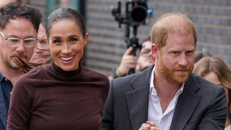 The Duke and Duchess of Sussex (Prince Harry & Meghan Markle) visiting Nottingham on October 15, 2026, in Nottingham, England.