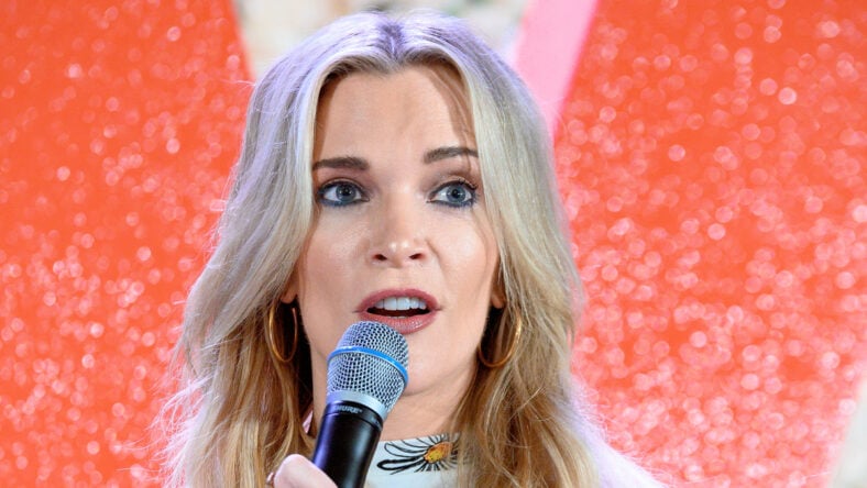 Megyn Kelly speaks during the 10X Ladies Empowerment Seminar at the JW Marriott Miami Turnberry Resort & Spa on August 05, 2023 in Aventura, Florida.