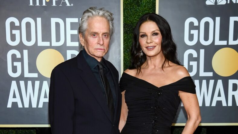 Michael Douglas and Catherine Zeta-Jones together on red carpet
