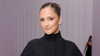 Minka Kelly attends Simkhai New York Fashion Week show