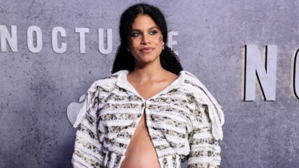 Zazie Beetz bares baby bump on red carpet at Nocturne premiere