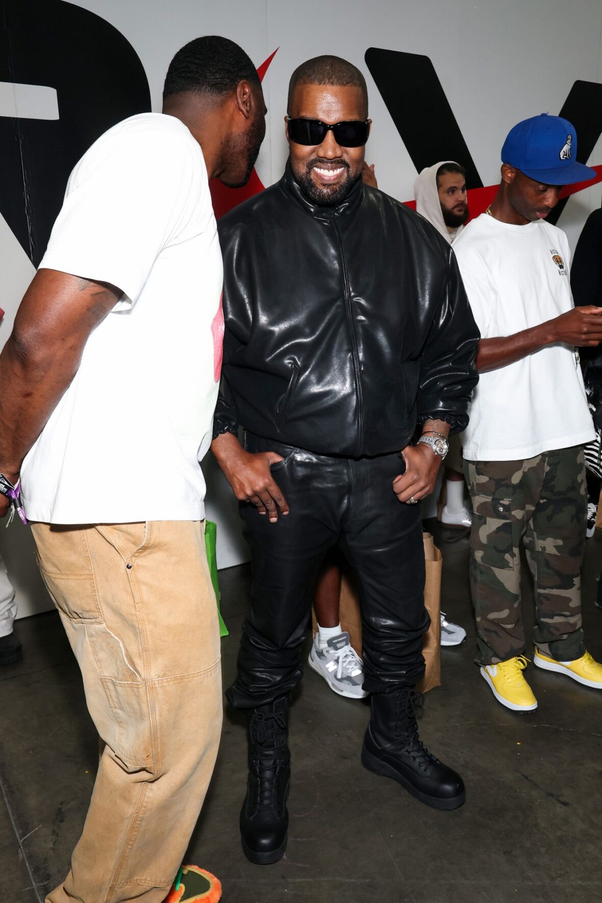 North West at ComplexCon with Kanye West & Bianca Censori