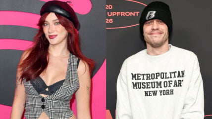 Side by side photo of Olivia O'Brien and Pete Davidson.