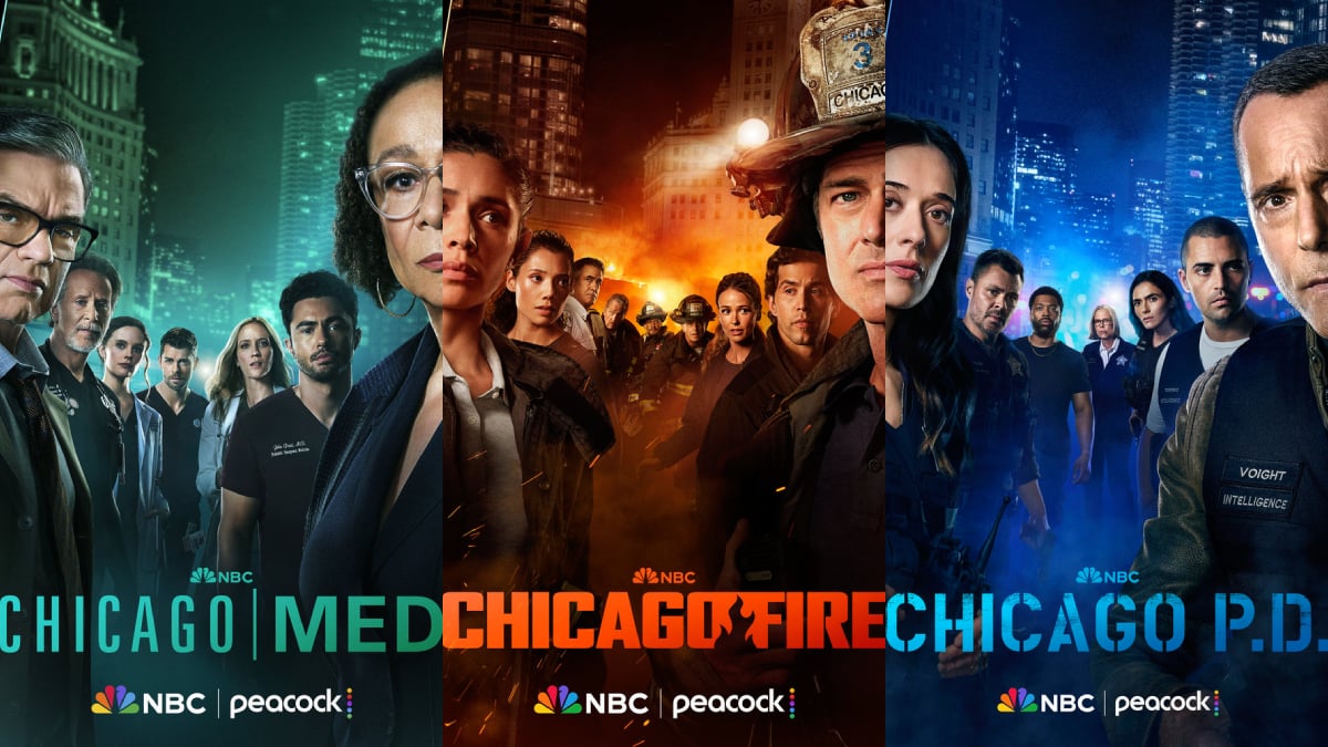 Chicago Med Chicago Fire Chicago P.D. Key Art 2026