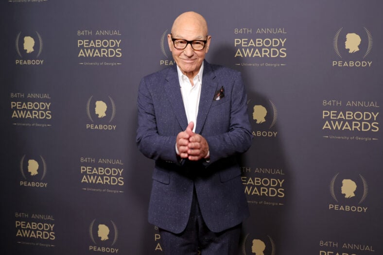 Patrick Stewart attends the 84th Annual Peabody Awards at Beverly Wilshire, A Four Seasons Hotel on June 09, 2024 in Beverly Hills, California. 