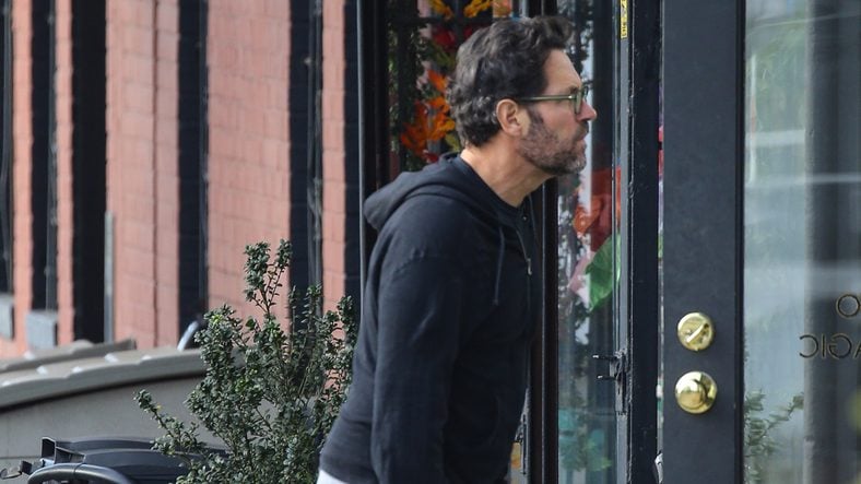 Paul Rudd peeks in to Art of Play in New York
