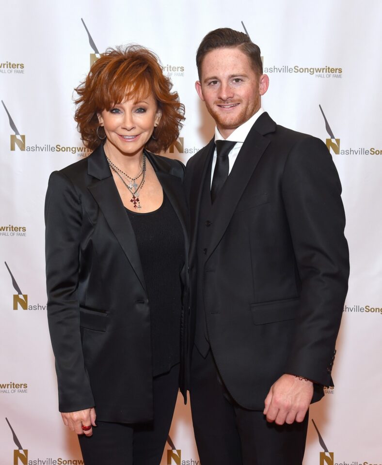 Reba McEntire with son Shelby Blackstock