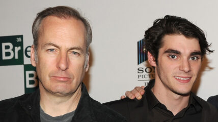 Bob Odenkirk and RJ Mitte at a Breaking Bad event
